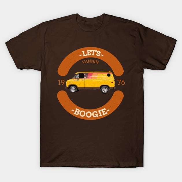 BOOGIE VAN T-SHIRT T-Shirt by Cult Classics